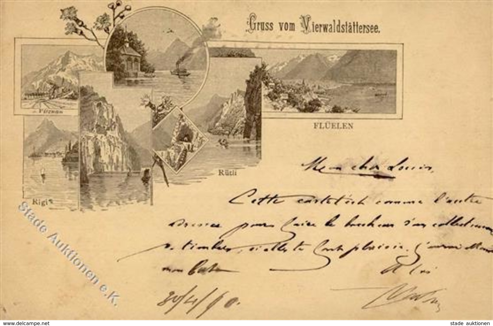 Vorläufer 1890 Vierwaldstättersee Schweiz II (Stauchung) - Non Classificati