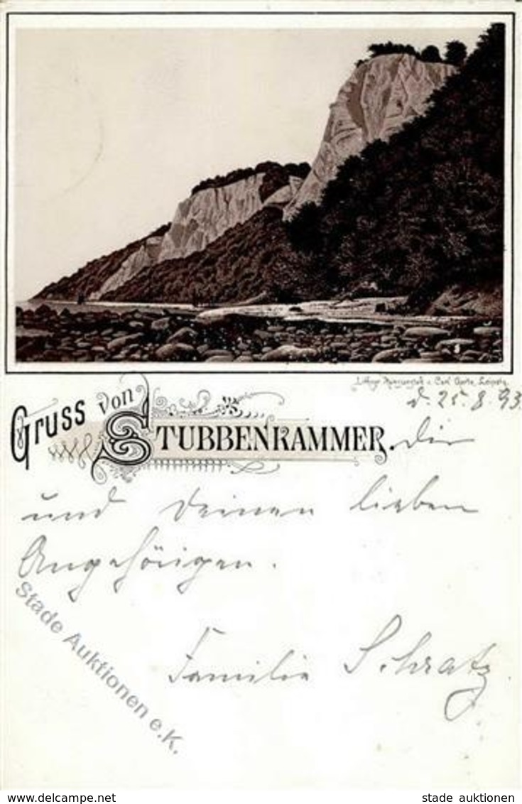 Vorläufer 1893 - Litho Gruss Vom STUBBENKAMMER I Montagnes - Non Classificati