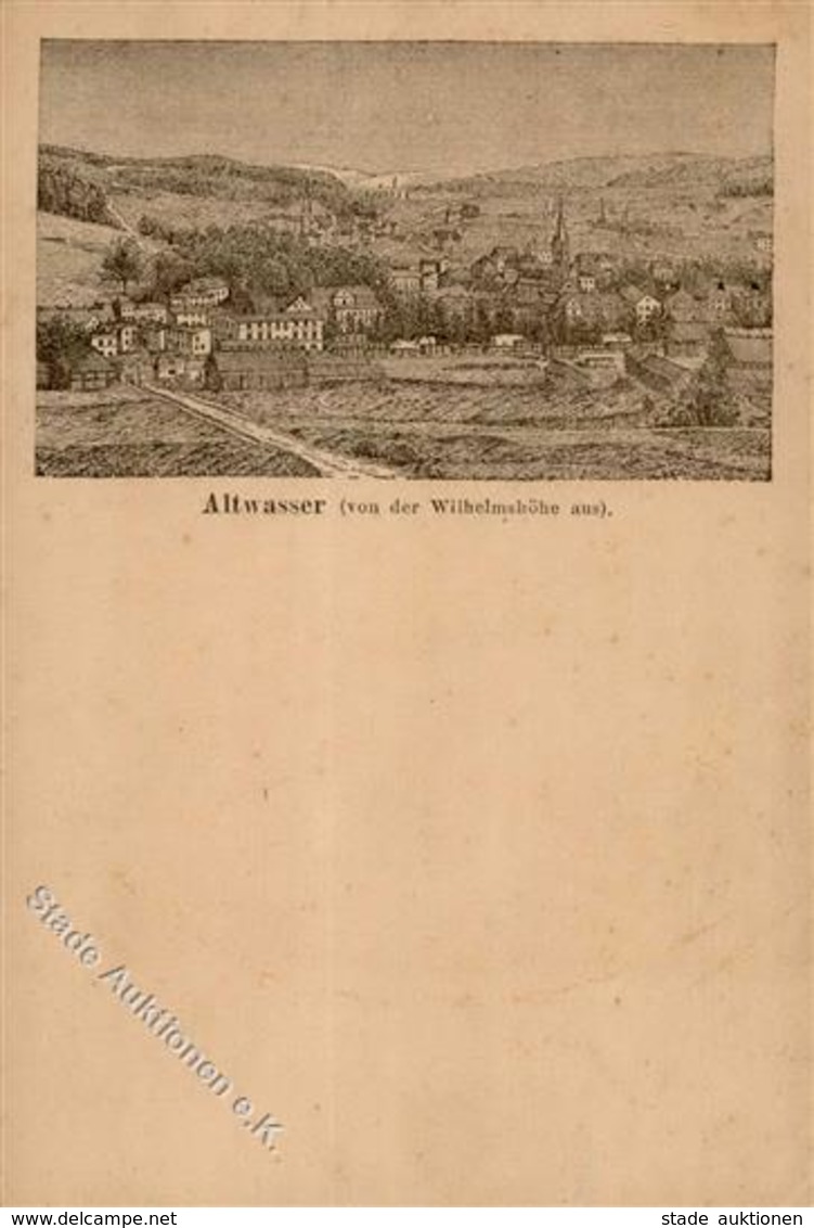 Vorläufer Um 1885 Altwasser Polen I-II (fleckig) - Non Classificati