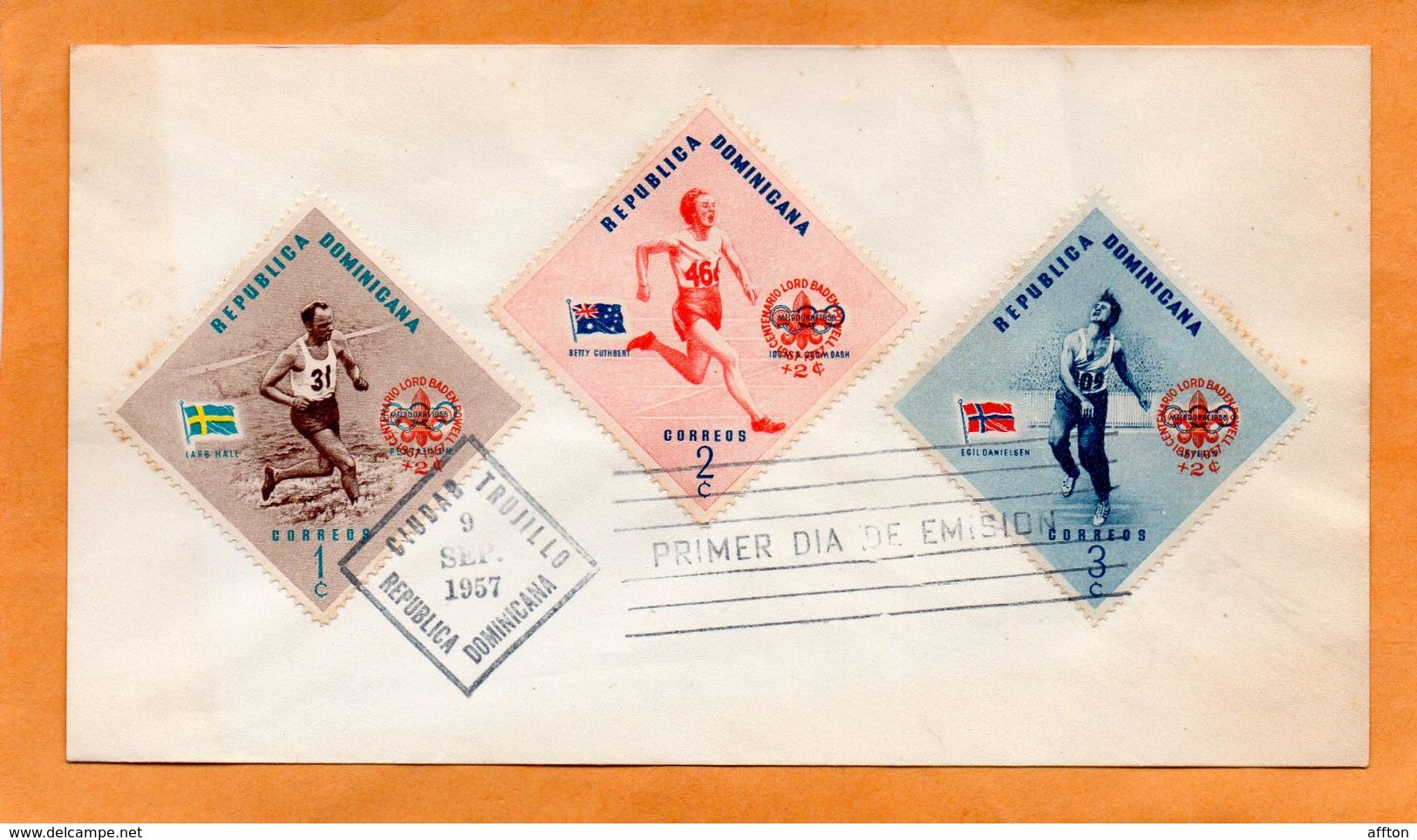 Dominican Republic 1957 FDC - Dominicaanse Republiek
