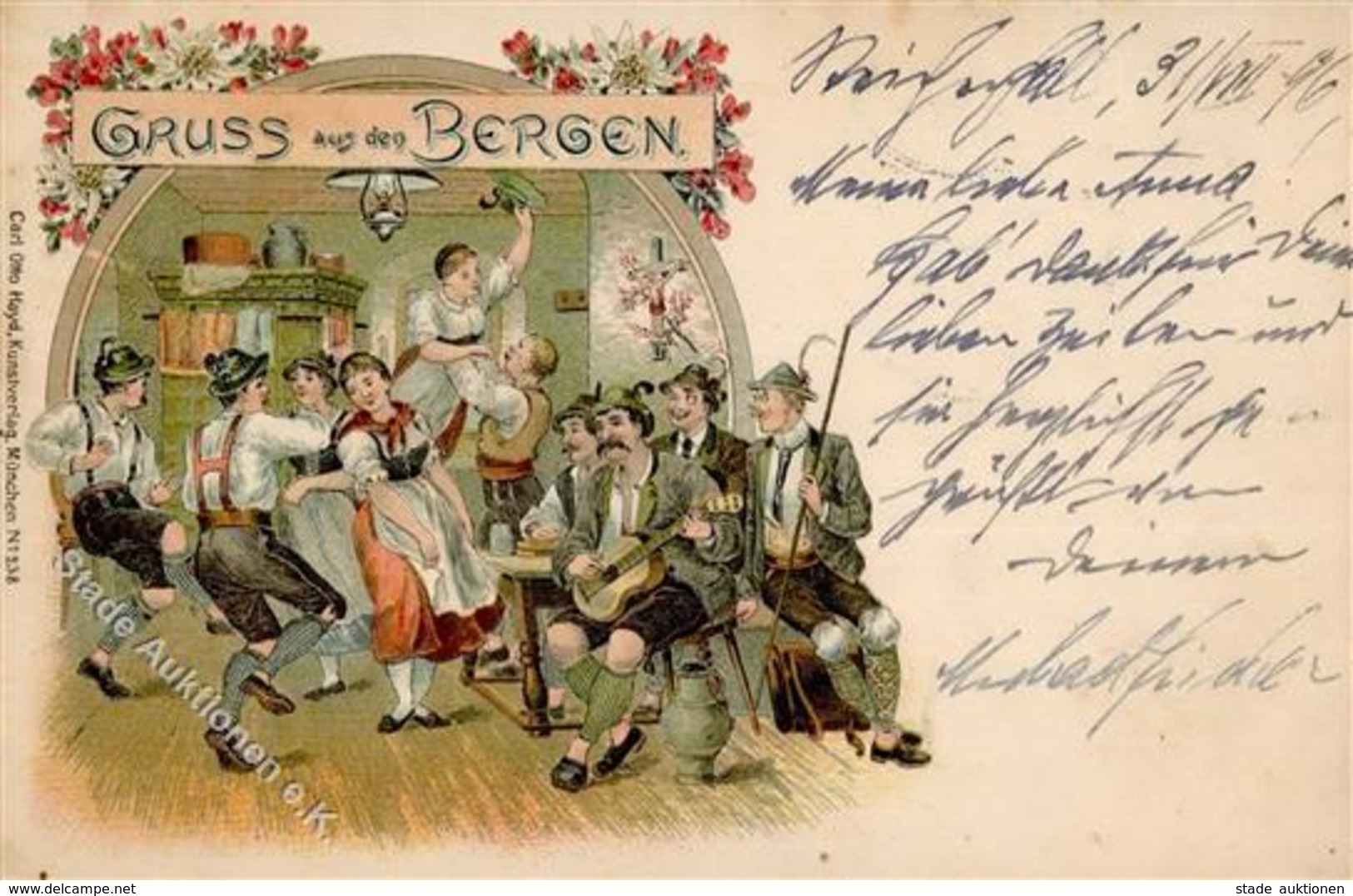 GRUSS AUS Den BERGEN - Litho Hayd Nr. 238, 1896 I-II - Fiabe, Racconti Popolari & Leggende