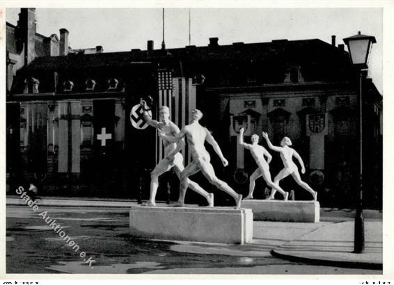 BERLIN OLYMPIA 1936 WK II - Die Plastiken Auf Dem Pariser Platz I - Giochi Olimpici