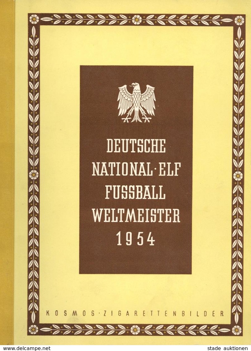 Fussball Sammelbild-Album Deutsche National Elf Weltmeister 1954 Zigarettenbilder Zentrale Kosmos Kompl. II - Calcio