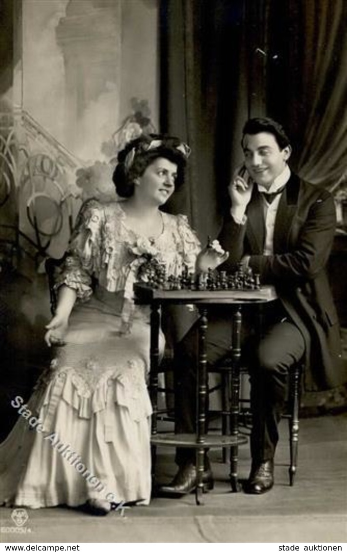 Schach Foto AK 1912 I-II - Scacchi