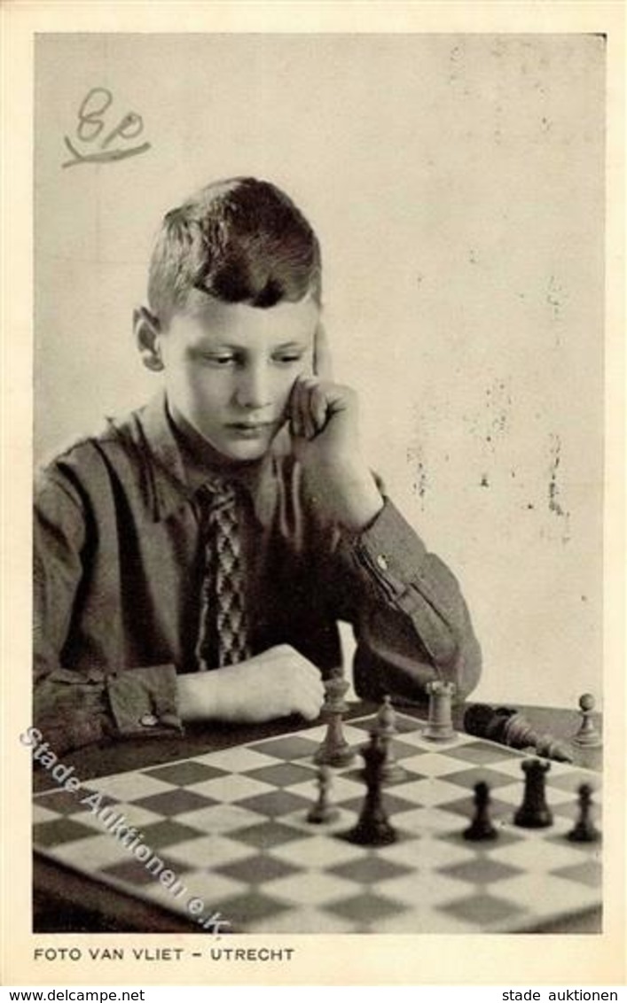 Schach Foto AK I-II (fleckig) - Scacchi