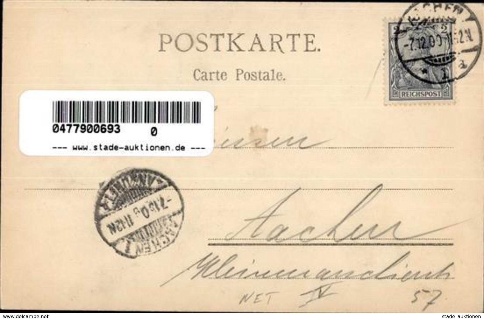 Studentika Aachen (5100) Carolingia Sei's Panier 1900 I-II - Non Classificati