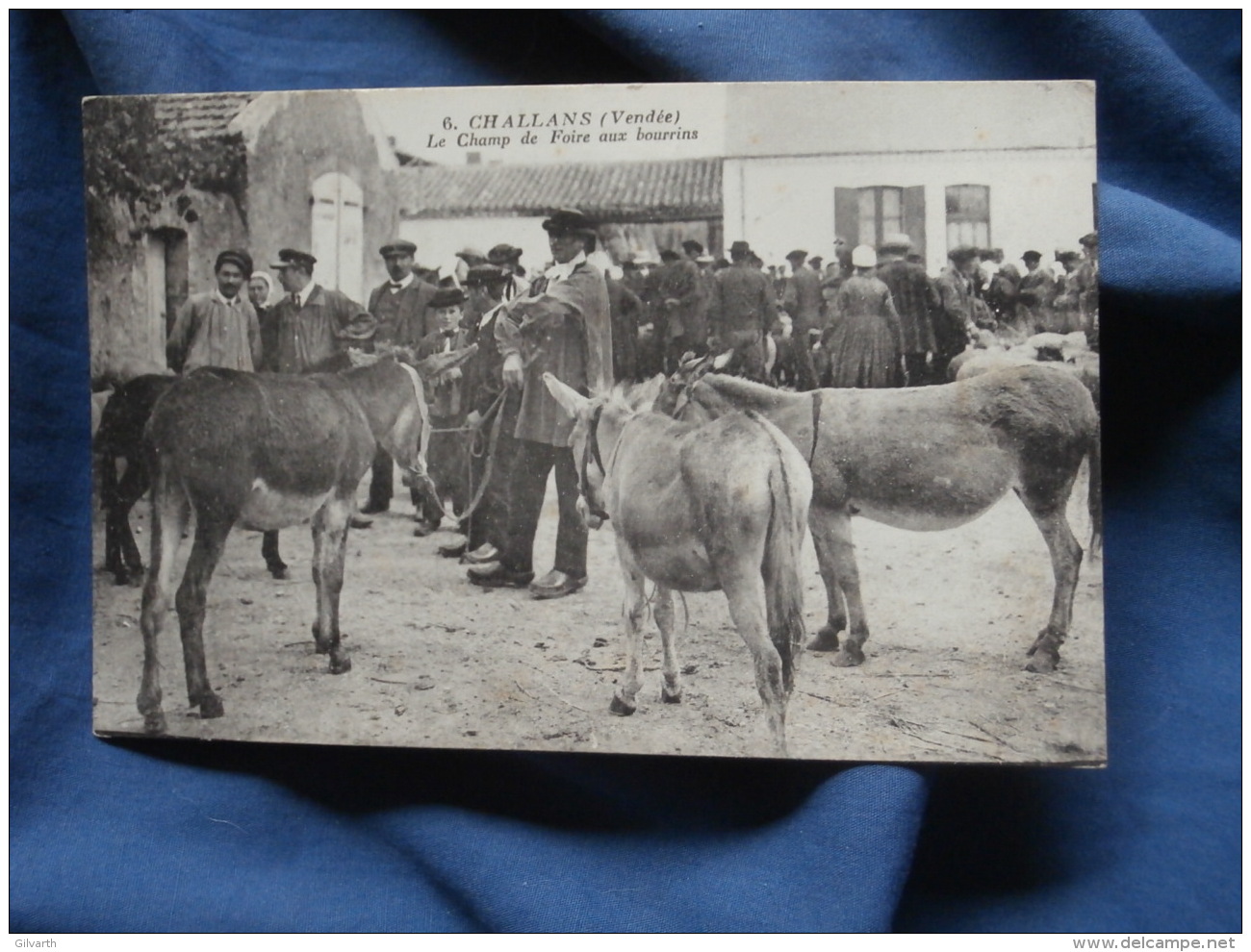 Challans  Le Champ De Foire Aux Bourrins  Anes  Animée - R236 - Challans