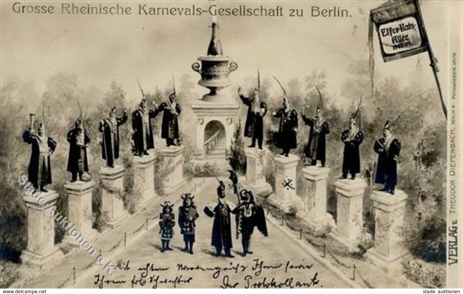 BERLIN (1000) - Grosse Rheinische KARNEVALS-GESELLSCHAFT Zu Berlin - Elferrat I - Guerra 1914-18