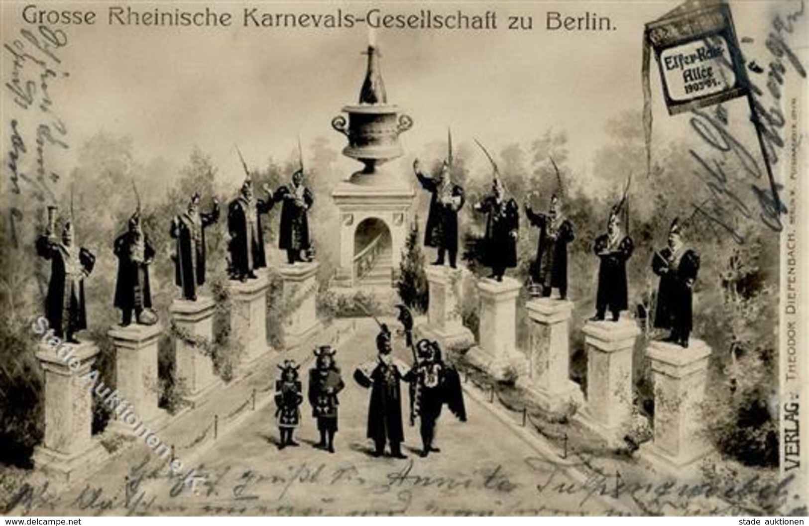 Berlin (1000) Grosse Rheinische Karnevals Gesellschaft Zu Berlin I- - Guerra 1914-18