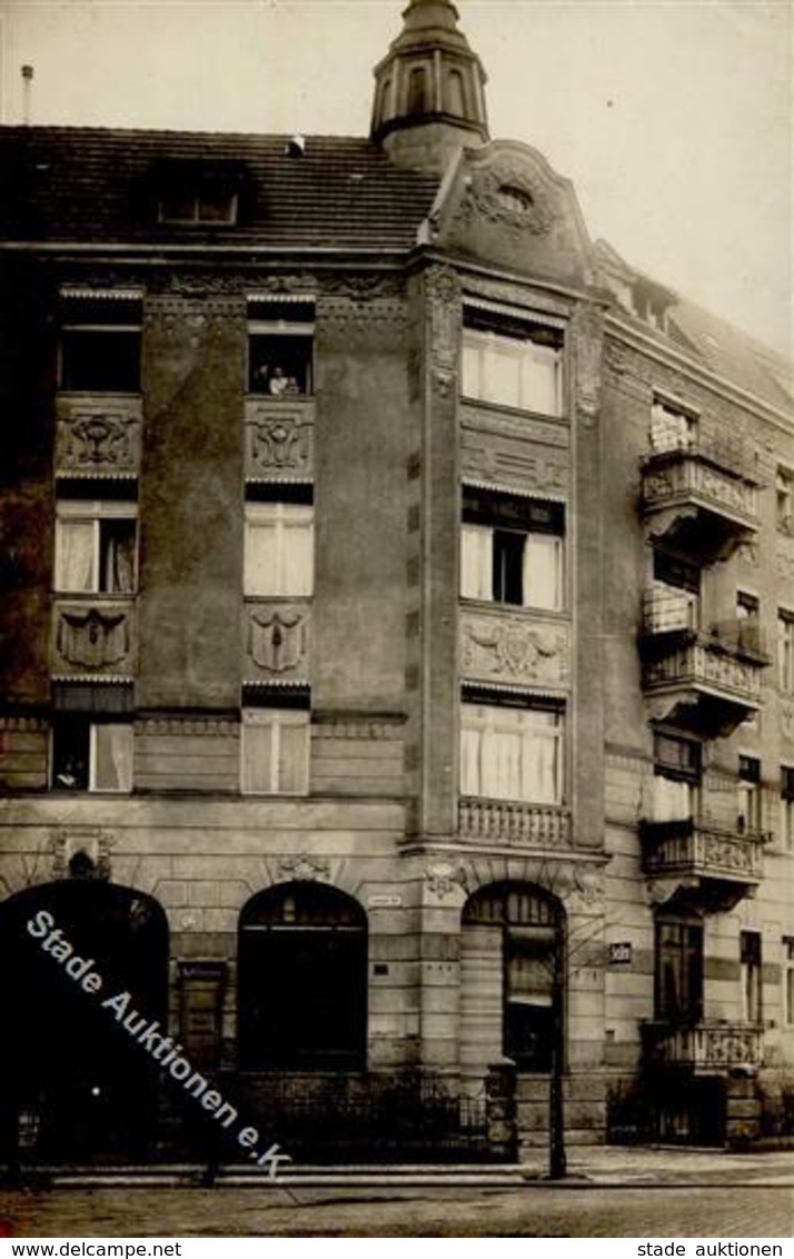 Berlin (1000) Lenbach Str. 1 Schlosserei Foto-Karte I-II - Guerra 1914-18