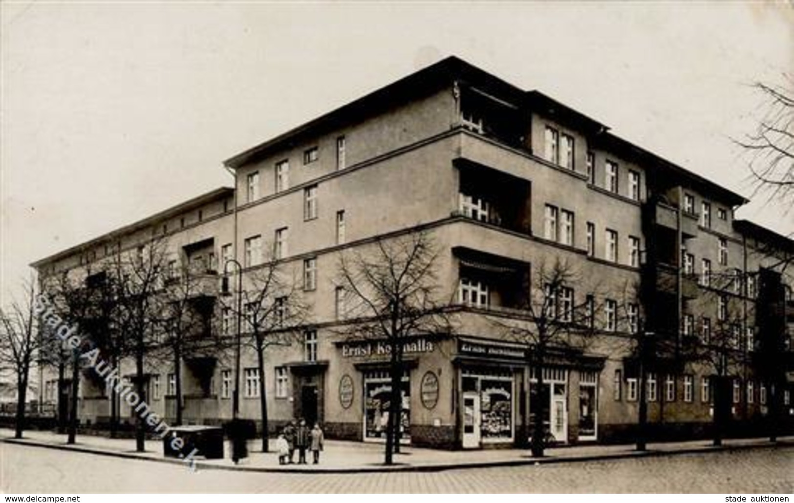 Berlin Friedrichshain (1000) Zorndorferstr. 5 (jetzt Mühsamstr.) Ecke Insterburger Str. Butterhandlung Ernst Kosmalla Fo - Guerra 1914-18