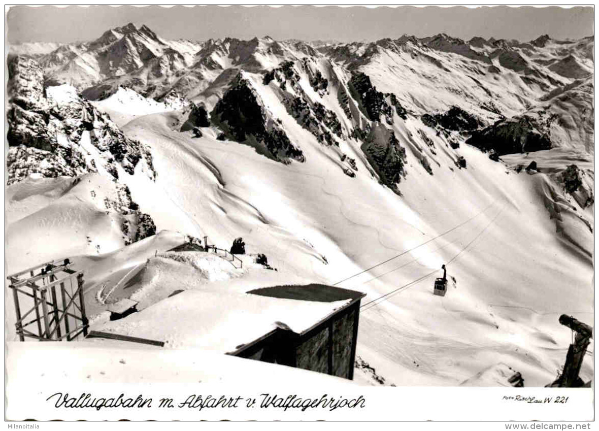 Vallugabahn Mit Abfahrt V. Walfagehrjoch (221) * 1963 - St. Anton Am Arlberg