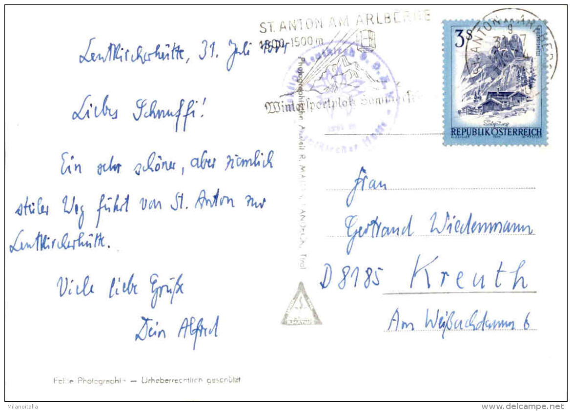 Leutkircherhütte Mit Stanzkogel (11320) * 1974 - St. Anton Am Arlberg