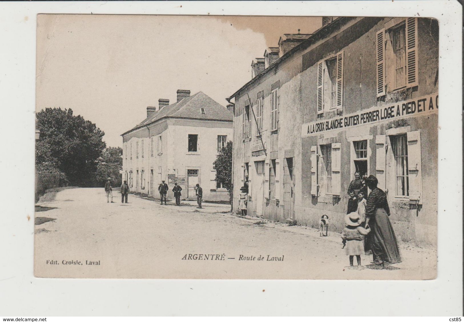 CPA - ARGENTRE - Route De Laval - Argentre