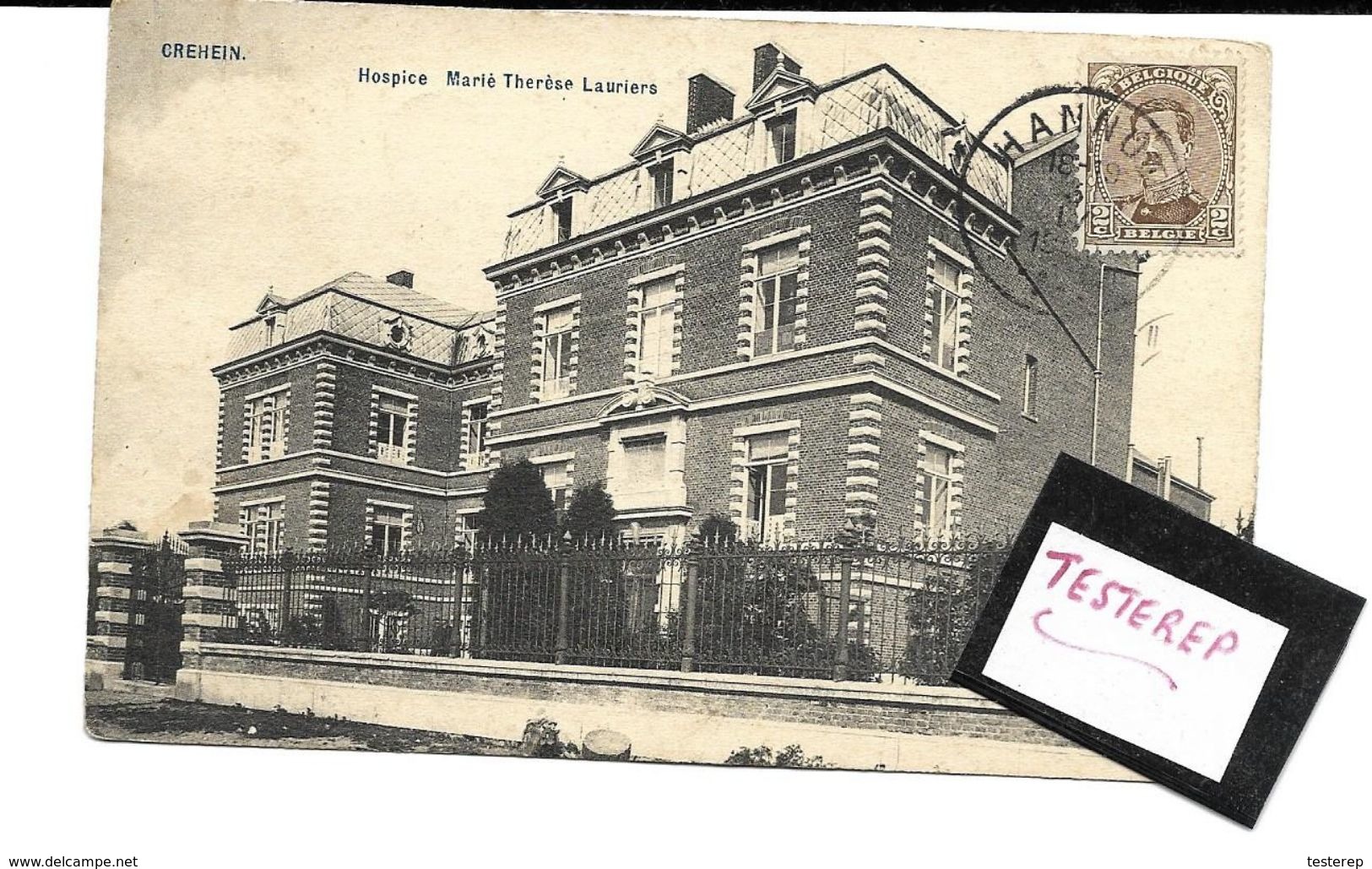 CREHEIN  Hospice Marie Thérèse Lauriers  1920 Vers Etterbeek - Hannuit