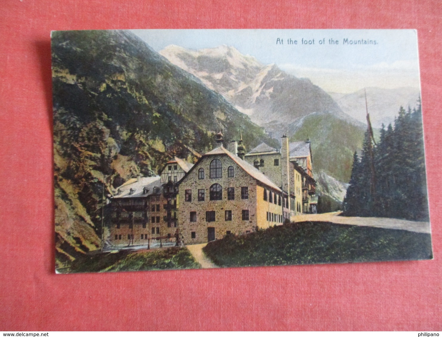 Adv On Back Side Rotograph Company-- Mountains Switzerland  ?????        Ref 3049 - Advertising
