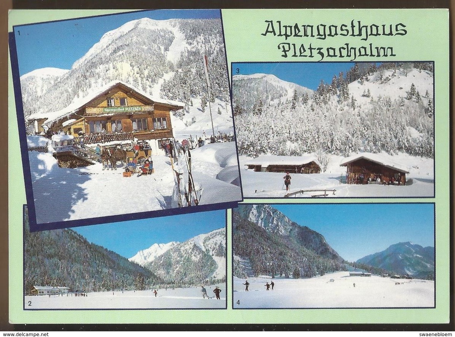 AT.- Alpengasthaus - Pletzach - Pletzachalm. Mondscheinspitze. Barenkopf. - Pertisau