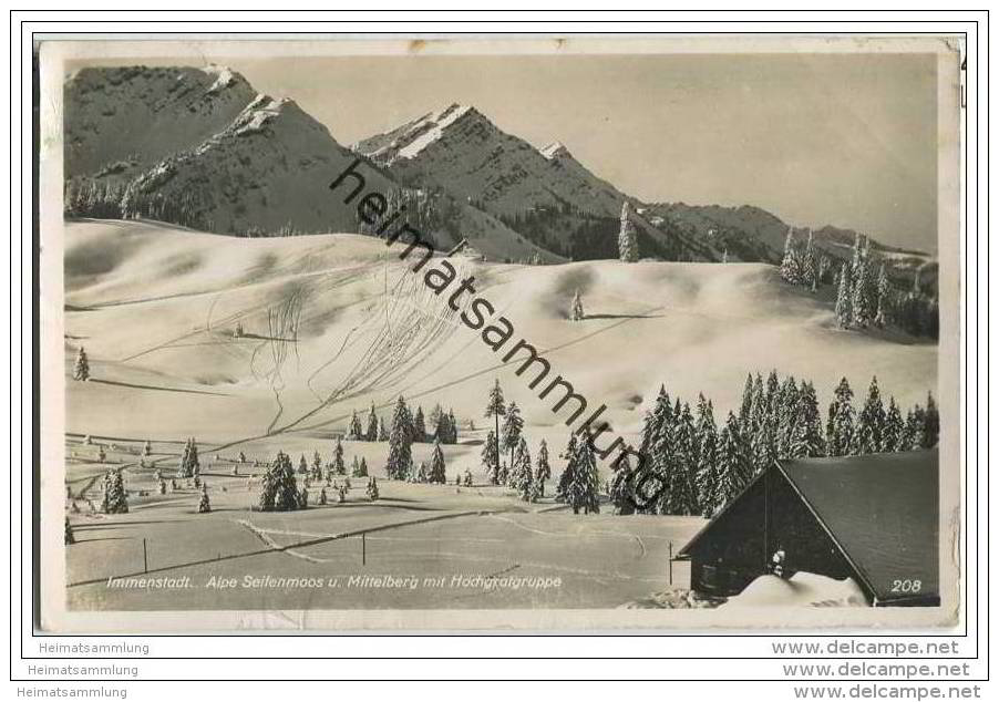 Immenstadt - Alpe Seifenmoos - Mittelberg Foto-AK - Immenstadt