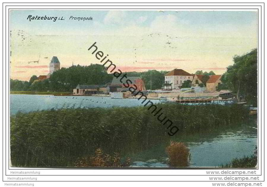 Ratzeburg - Promenade - Teilansicht - Ratzeburg