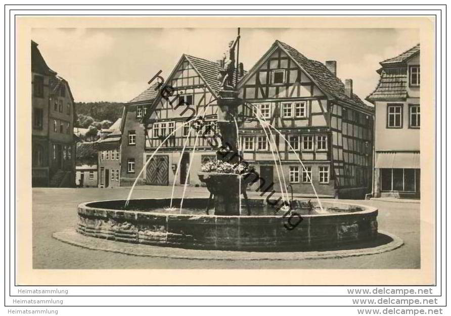 Vacha - Markt Und Vitusbrunnen - Foto-AK 1961 - Vacha