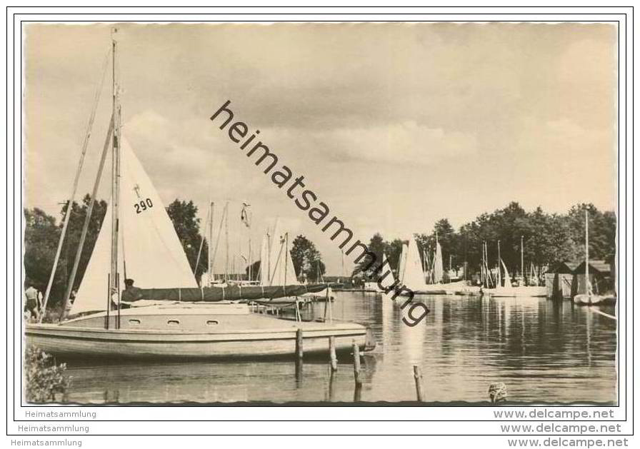Plau - Am Seglerheim - Foto-AK 1960 - Plau
