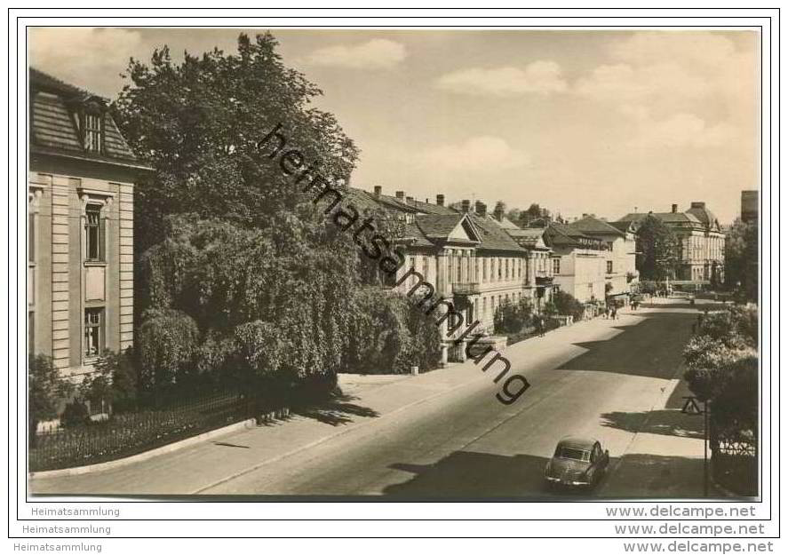 Meiningen - August-Bebel-Strasse - Foto-AK 1961 - Meiningen