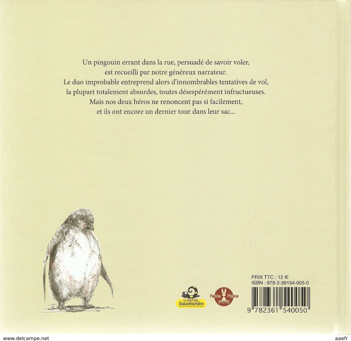 Leçon De Vol - Sebastien Meschenmoser - Edit. Petite Plume De Carotte 2010 - Livre NEUF - Pingouin, Amitié, Entraide - Autres & Non Classés