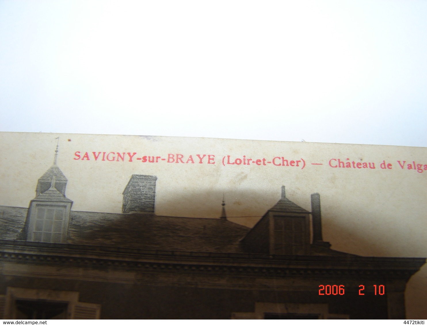 C.P.A.- Savigny Sur Braye  (41) - Château De Valgayc - 1919 - SUP (AP 72) - Autres & Non Classés