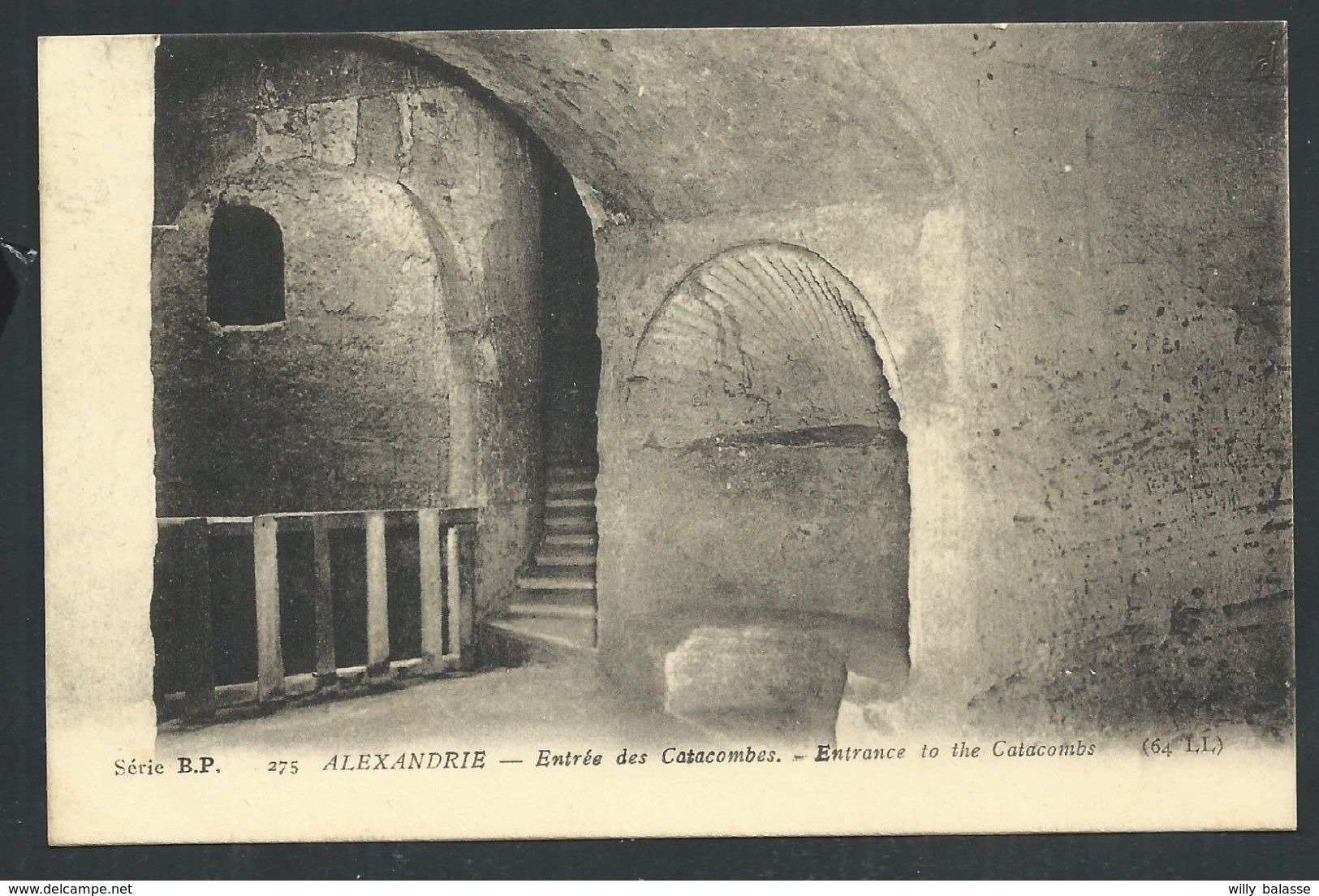 +++ CPA - Afrique - EGYPTE - ALEXANDRIE - Entrée Des Catacombes   // - Alexandrie