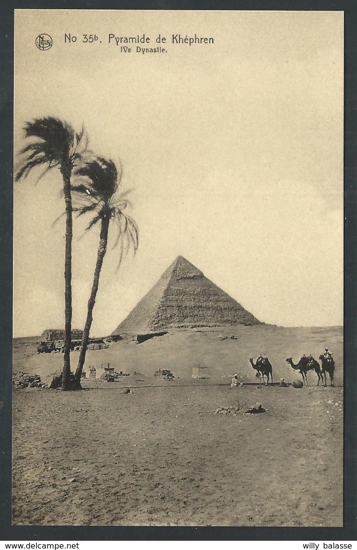 +++ CPA - Afrique - EGYPTE - Pyramide De KHEPHREN - GIZEH   // - Gizeh