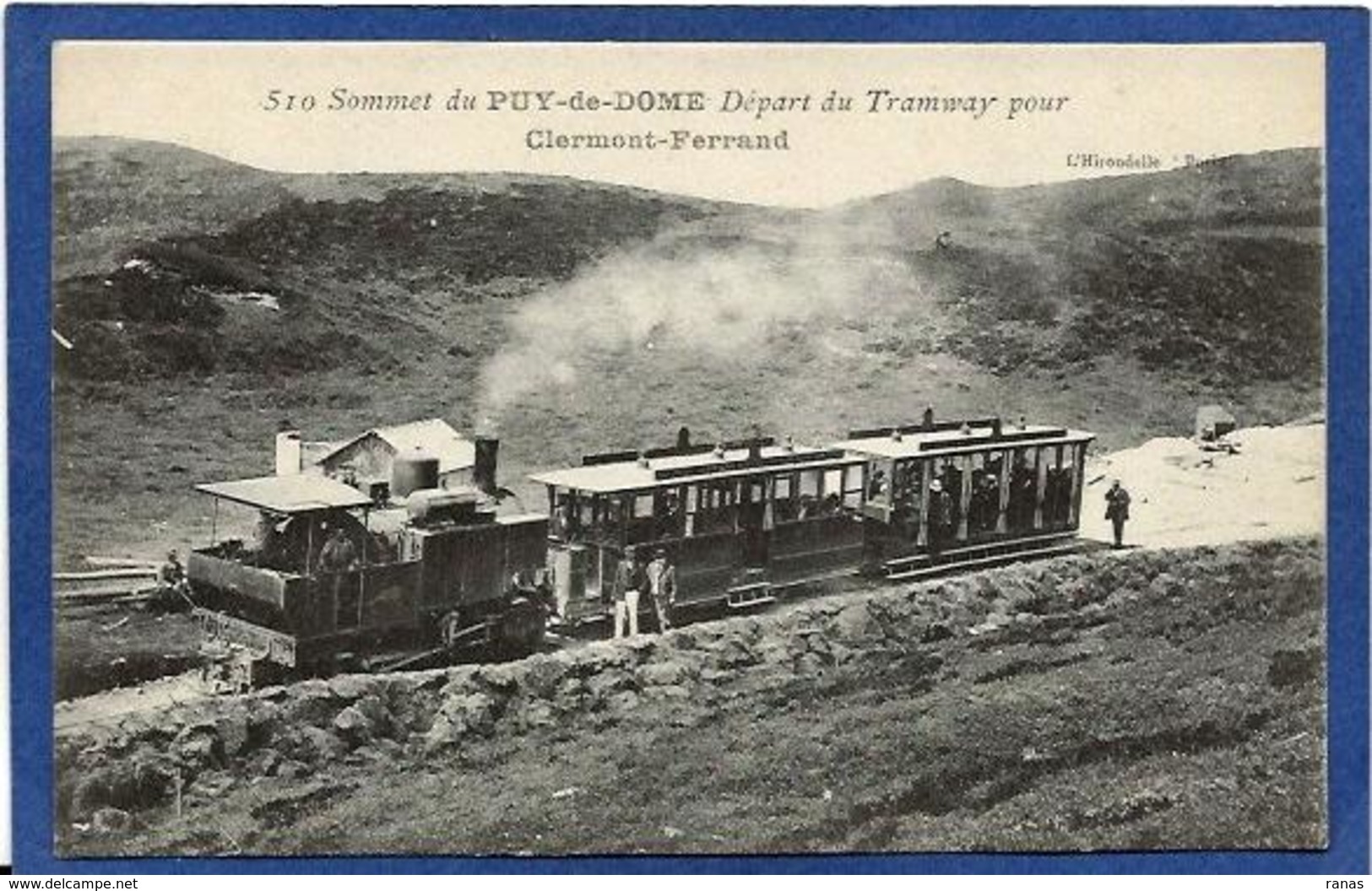 CPA Puy De Dome Tramway Train Chemin De Fer Non Circulé - Clermont Ferrand