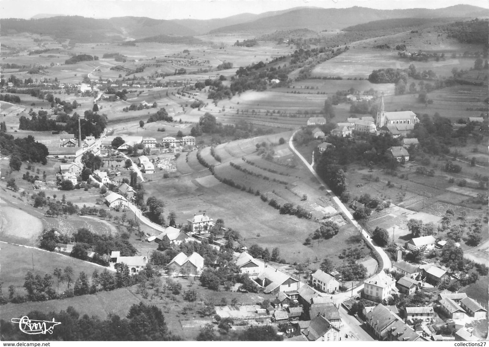 88-LA CROIX-AUX-MINES- VUE PANORAMIQUE AERIENNE - Autres & Non Classés