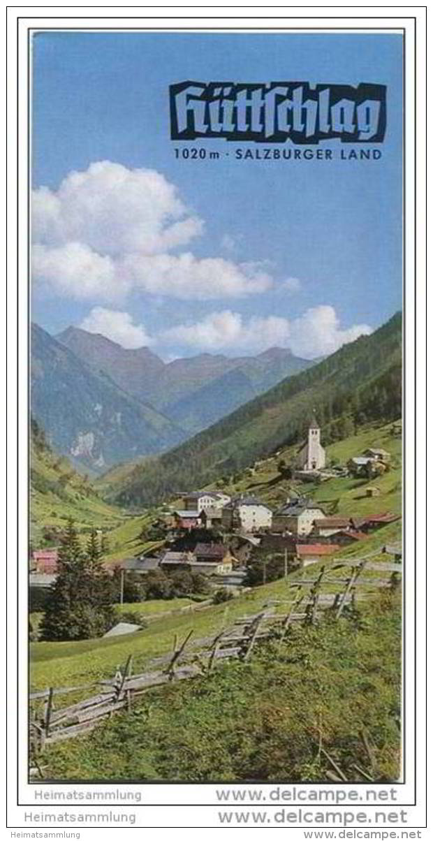 Österreich - Hüttschlag - Faltblatt Mit 8 Abbildungen - Hotelverzeichnis - Tourism Brochures