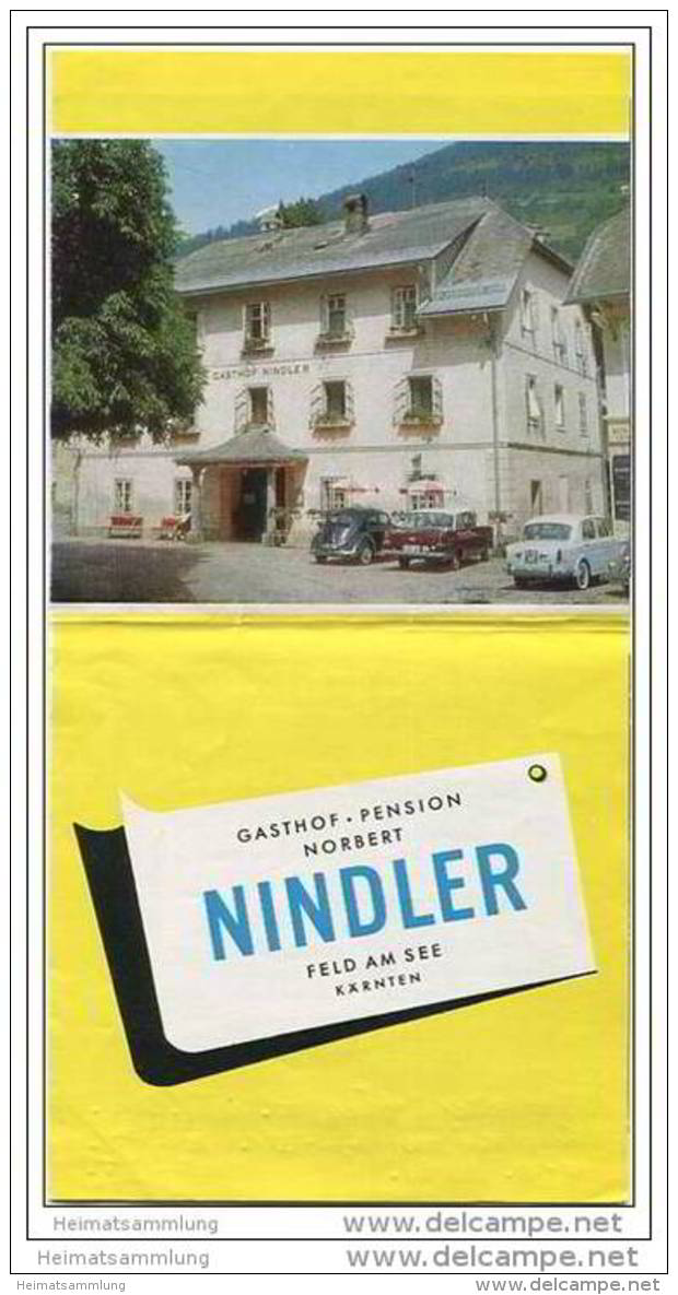 Österreich - Gasthof Und Pension Norbert Nindler - Feld Am See - Faltblatt Mit 5 Abbildungen - Reiseprospekte