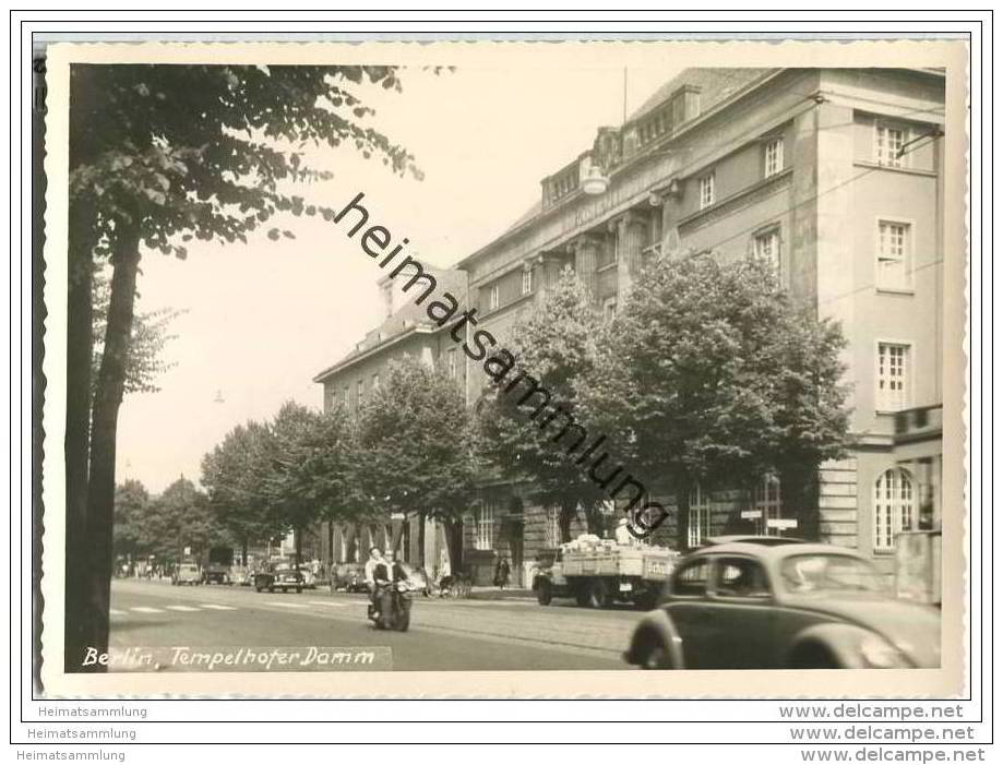 Berlin-Tempelhof - Tempelhofer Damm Nähe Postamt  - Foto-AK-Grossformat Handabzug - Tempelhof