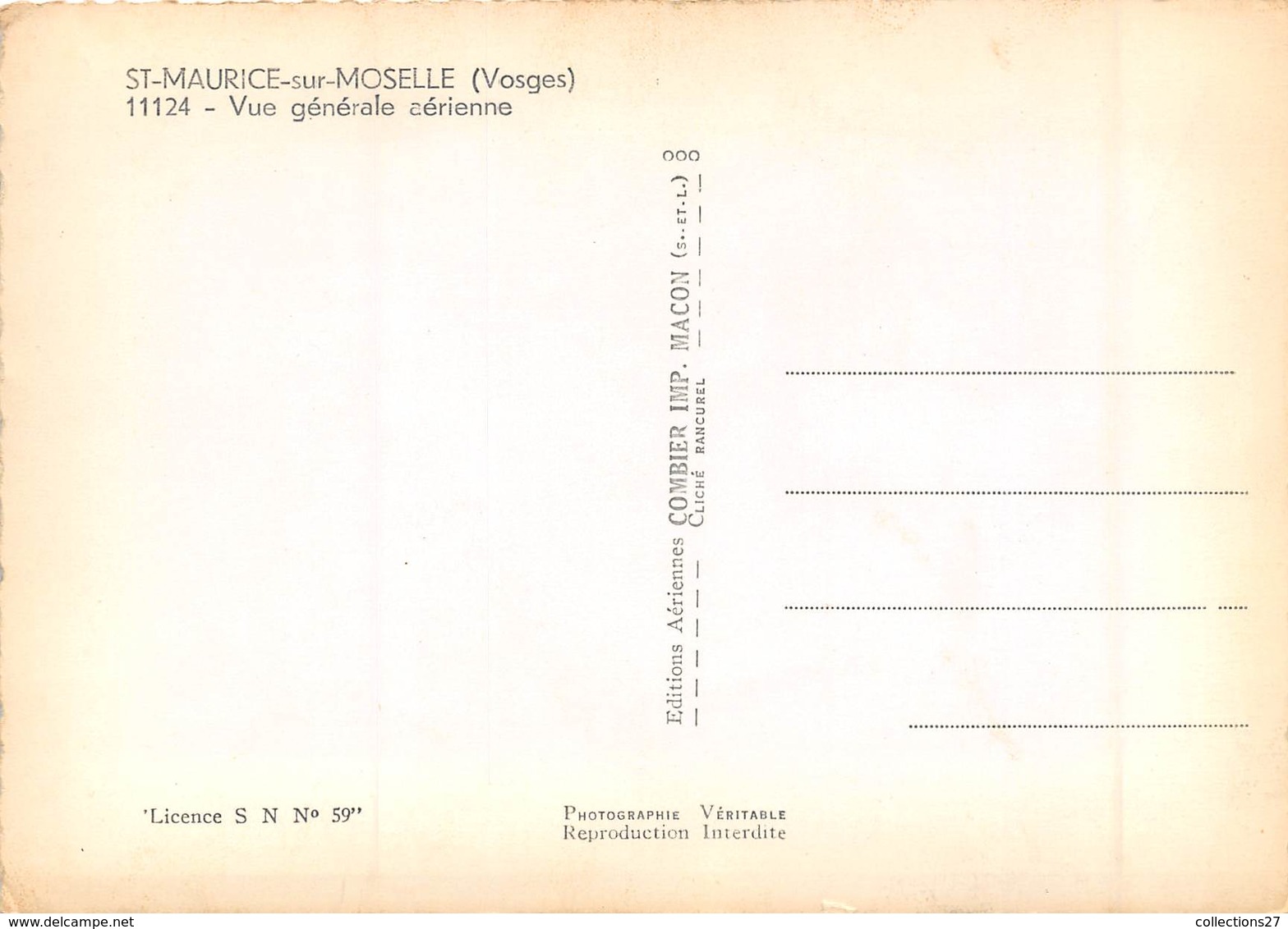 88-SAINT-MAURICE-SUR-MOSELLE- VUE AERIENNE GENERALE - Autres & Non Classés