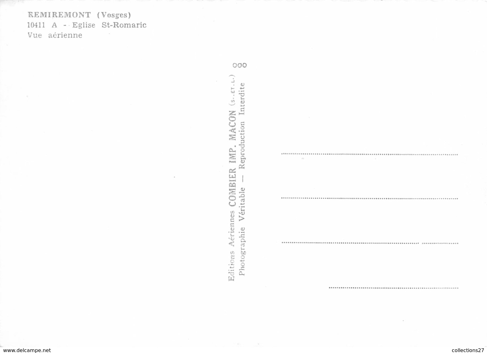 88-REMIREMONT- EGLISE ST-ROMARIC VUE AERIENNE - Remiremont
