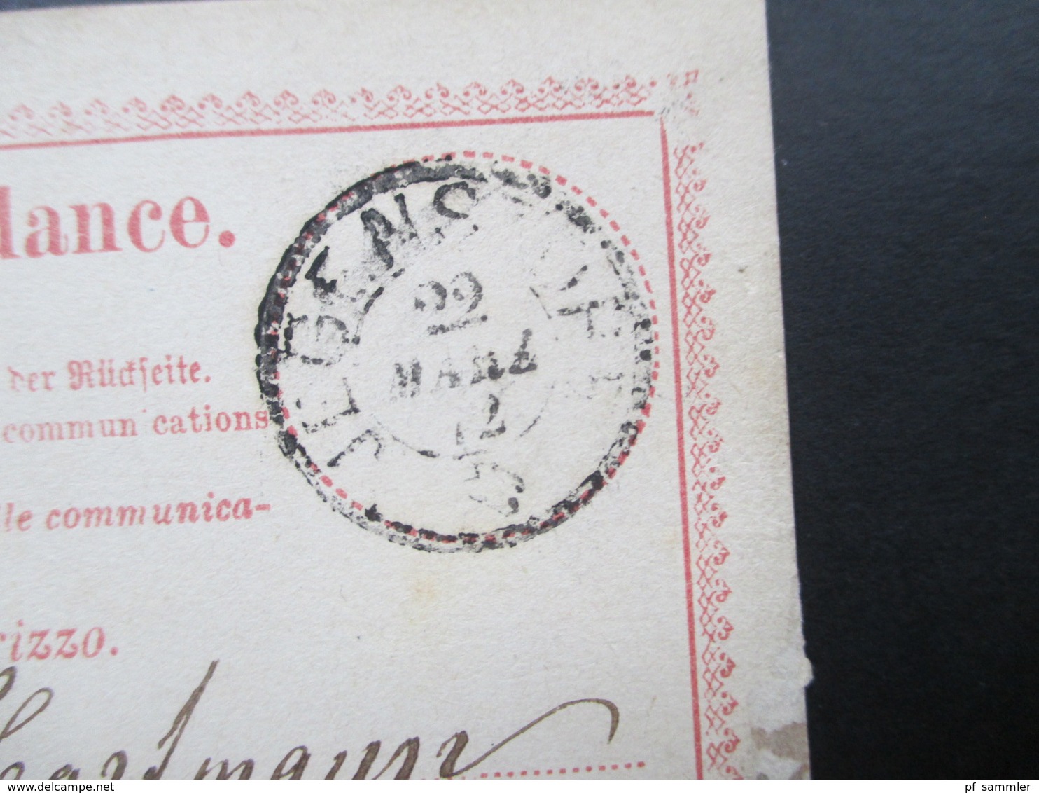 Schweiz 1872 Ganzsache Nach Biel Gesendet! - Stamped Stationery