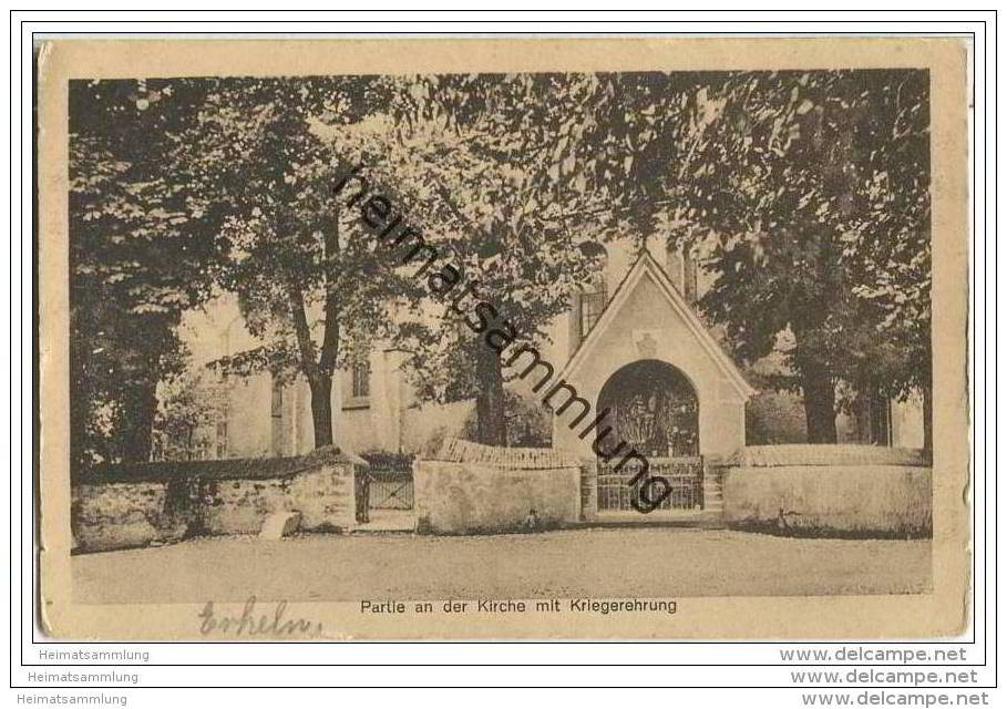 Brakel - Erkeln - Partie An Der Kirche Mit Kriegerehrung - Brakel