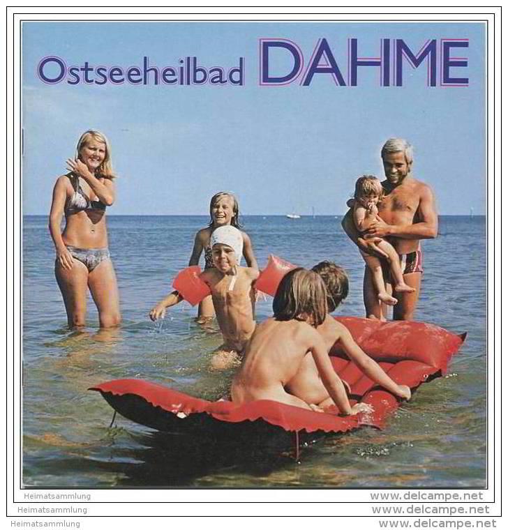 Deutschland - Dahme 1977 - 12 Seiten Mit 42 Abbildungen - Gastgeber-Verzeichnis 40 Seiten Mit Vielen Abbildungen - Reiseprospekte