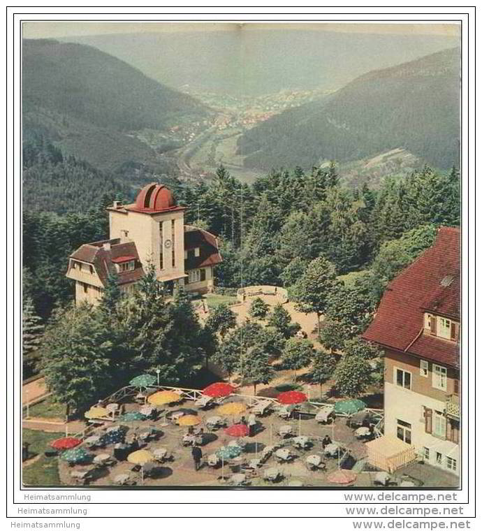 Deutschland - Wildbad 1954 - 12 Seiten Mit 14 Abbildungen - Ortsplan - Kurfibel - Reiseprospekte