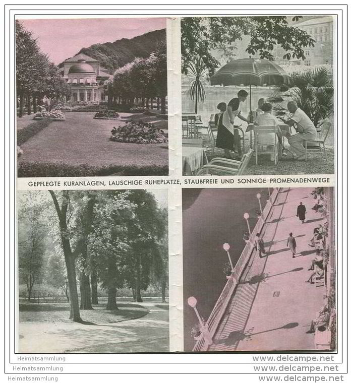 Deutschland - Bad Ems 1952 - 8 Seiten Mit 14 Abbildungen - Reiseprospekte