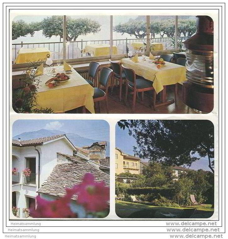 Schweiz - Ascona 1971 - Hotel Al Porto - Faltblatt Mit 11 Abbildungen - Reiseprospekte