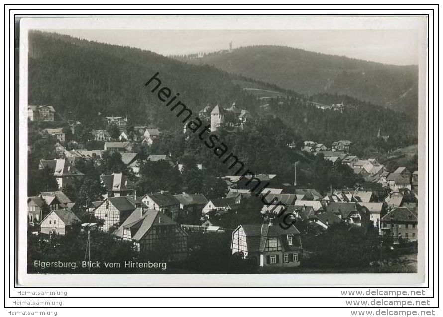 Elgersburg - Blick Vom Hirtenberg - Foto-AK - Elgersburg