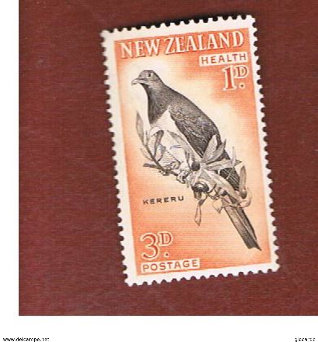 NUOVA ZELANDA (NEW ZEALAND) - SG 804 - 1960 HEALTH STAMPS: BIRDS     -  MINT** - Unused Stamps