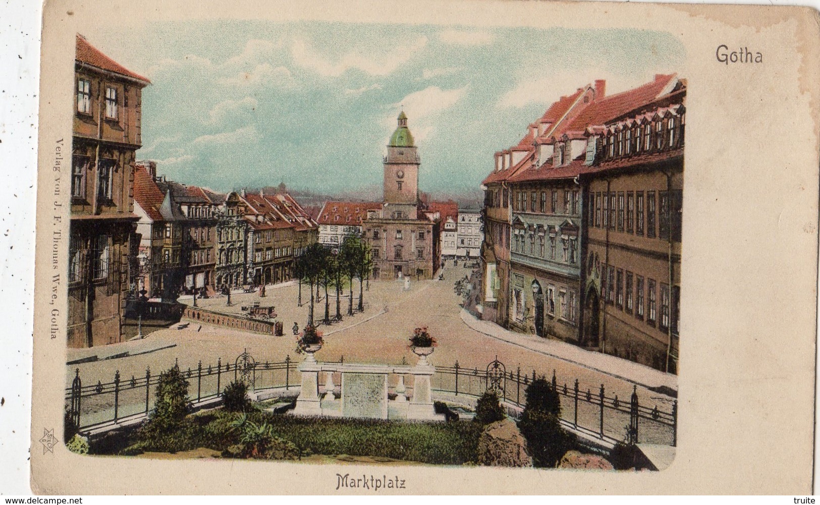 GOTHA MARKTPLATZ (CARTE PRECURSEUR ) - Gotha