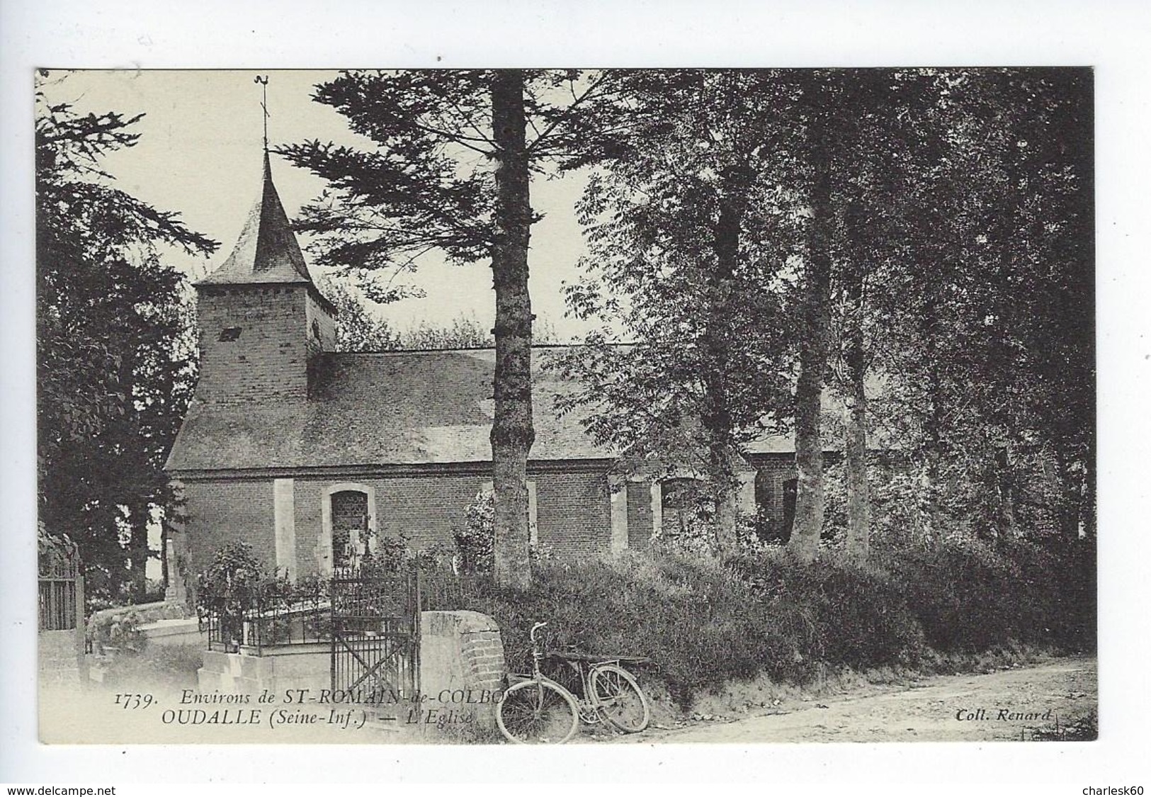 CPA - 76 - Saint Romain De Colbosc - Oudalle - Église - 1739 - Saint Romain De Colbosc