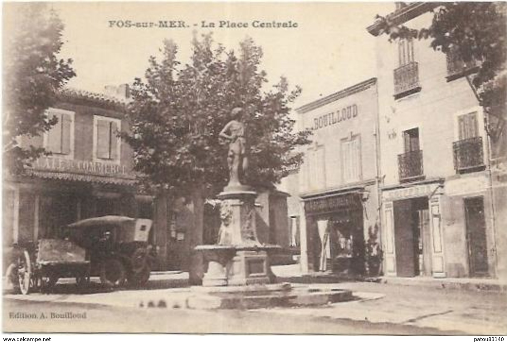 13. FOS SUR MER. LA PLACE CENTRALE - Autres & Non Classés