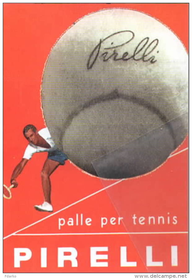 1173 Tennis Da Locandina Pubblicitaria Palle Per Tennis Pirelli - Tennis