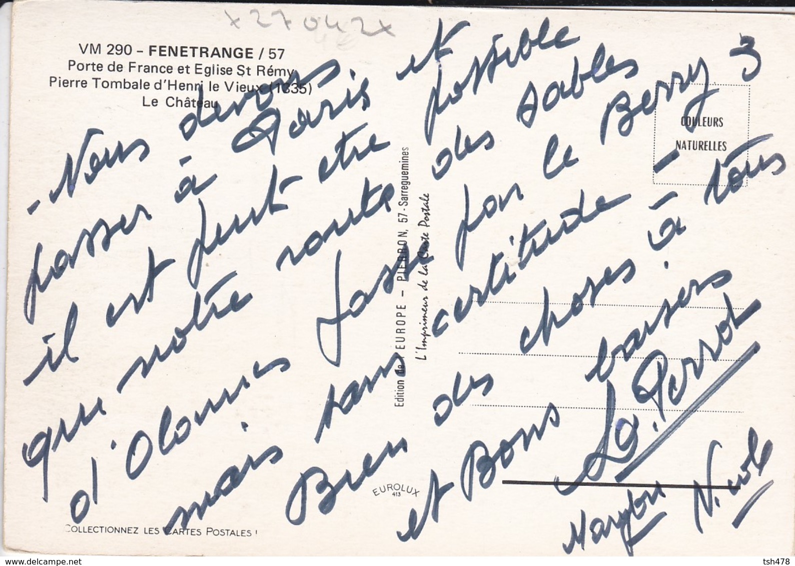 57----RARE----FENETRANGE--ancienne Seigneurie--multi-vues--voir 2 Scans - Fénétrange